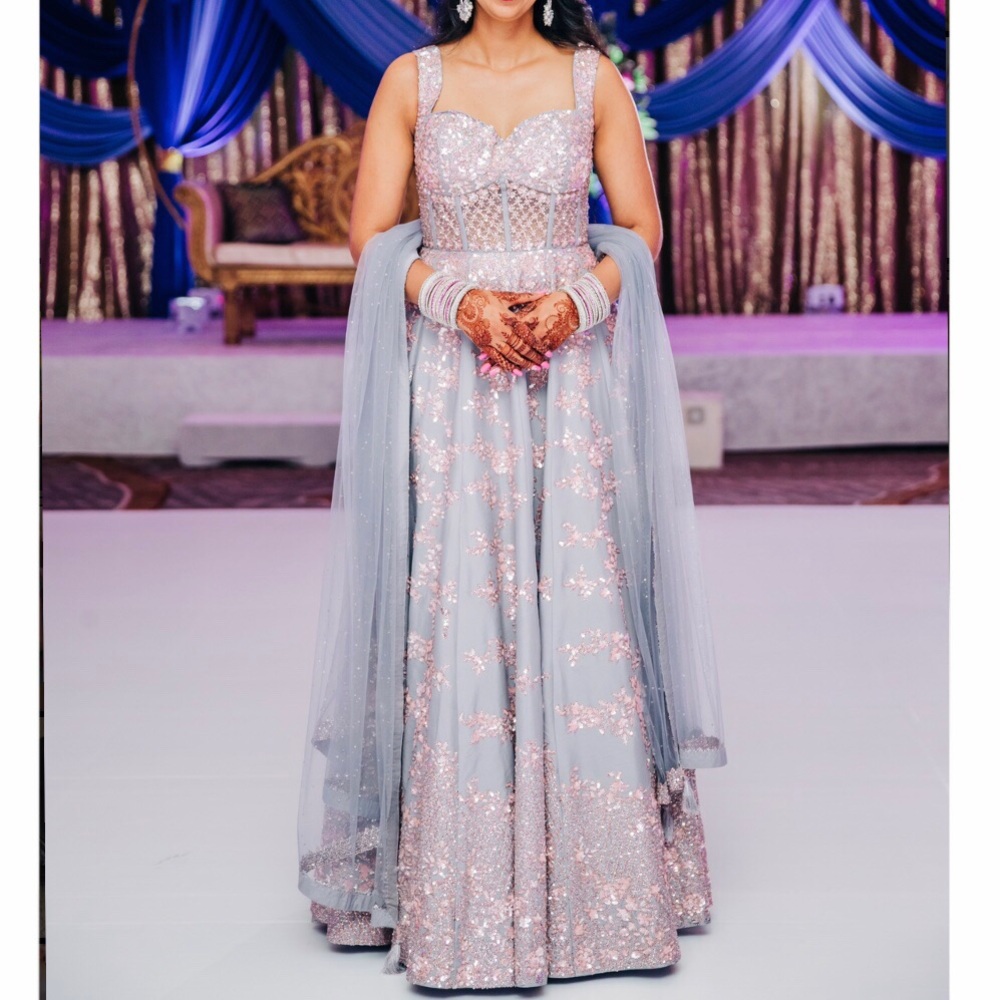 Indian Bridal Gown with Dupatta